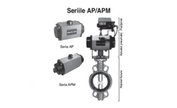 Actuatori pneumatici rotativi Seriile AP/APM